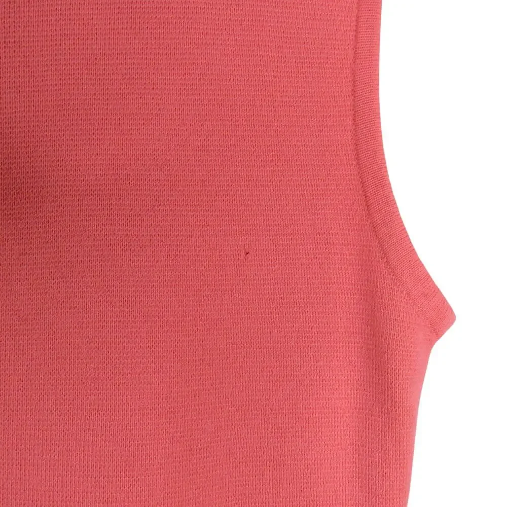 1960s Gina Teresa Vintage Bubblegum Pink Wool Blazer and Dress Set Size 14